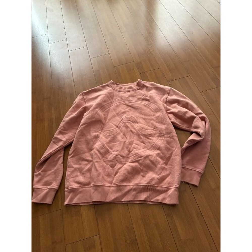 Lady Gaga Limited Edition Chromatica Pink Embossed Crewneck Size Medium